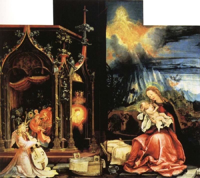 Matthias  Grunewald Isenheim Altar Allegory of the Nativity